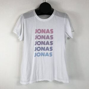 Jonas Brothers Retro Graphic Tee Women's XL Crew Neck 100% Cotton Music Band
